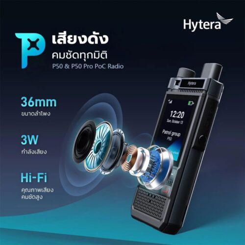 วิทยุสื่อสารใส่ซิม (POC) Hytera P50 Pro - Image 5